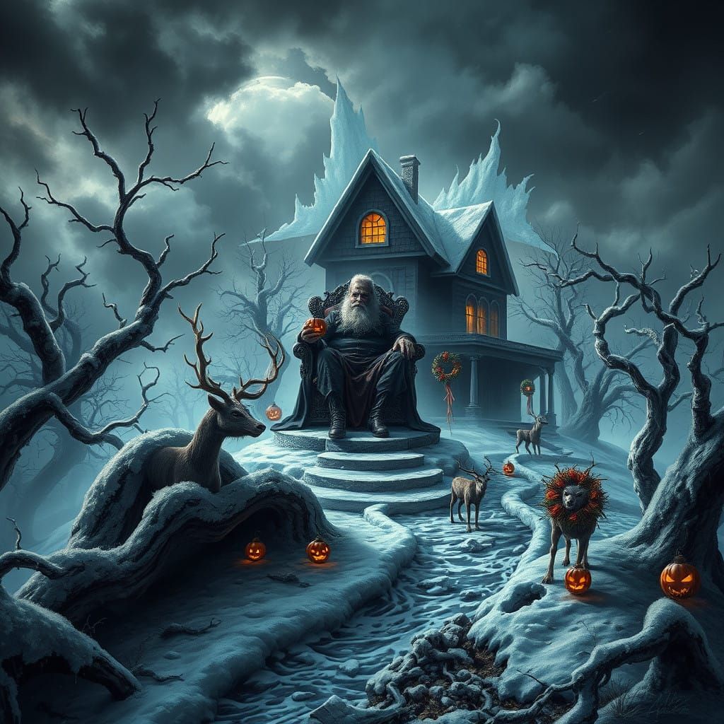 Dark Winter Wonderland of Terror in Gothic Whimsy