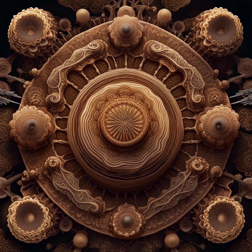 Surreal Thermal Image of Deacidifying Chocoflan