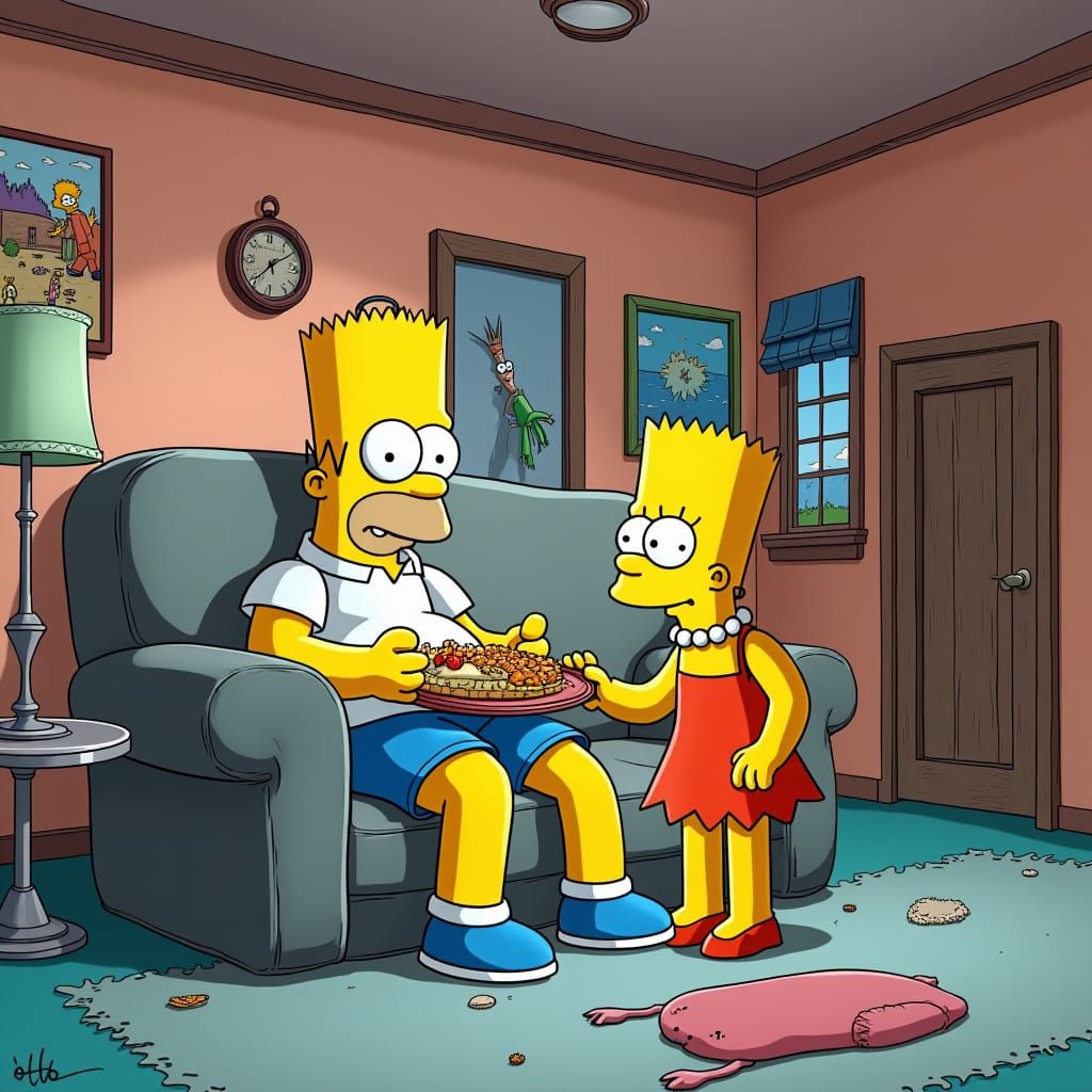 MARGE MAKES SOME AWESOME BROWNIES