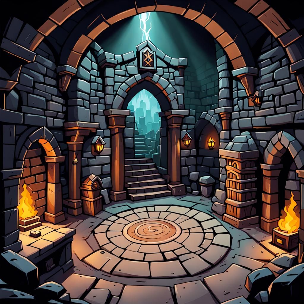 Cartoon Dungeon Arena Inspired by Cartoonists