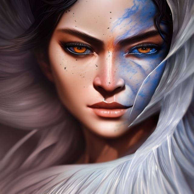 Detailed Elf Portrait in Hyperrealistic Fantasy Art