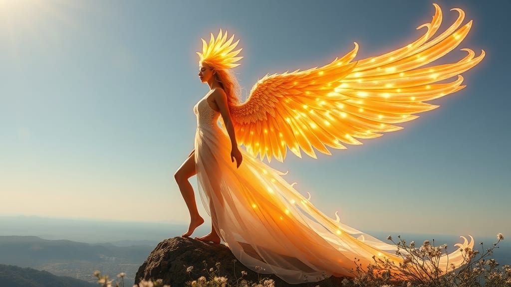 Phoenix in human form