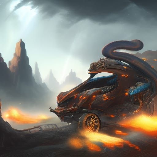 Go-Kart Races Through a Fantastical Storm