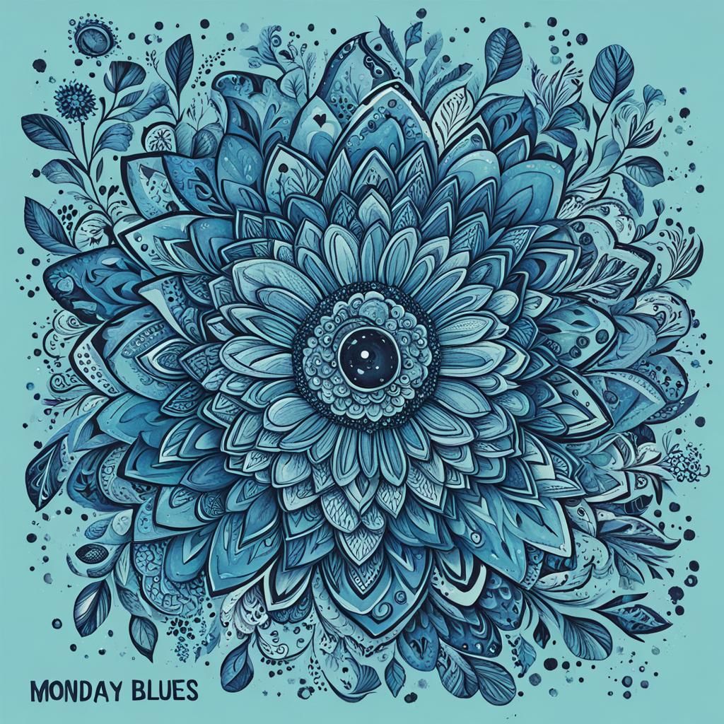 Evocative Image of the Monday Blues