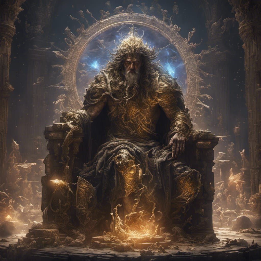 Apolo God of Light: Dark Fantasy Concept Art