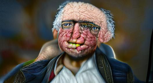 Lifelike 8k Portrait of Bernie Sanders