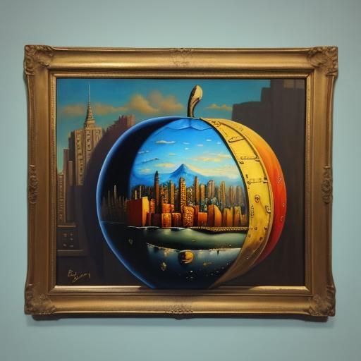 Surreal Melting Big Apple: A Salvador Dali Vision