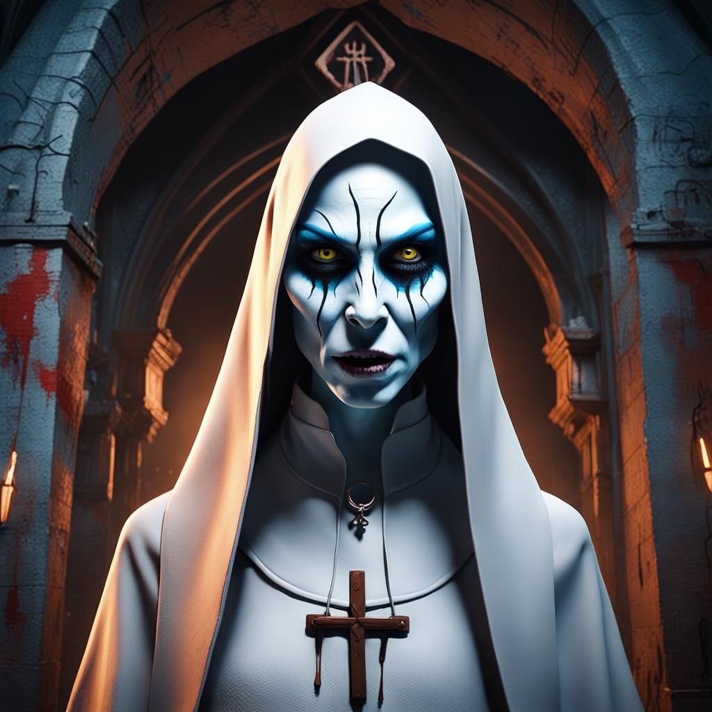Graffiti Artwork of Valak in 3D