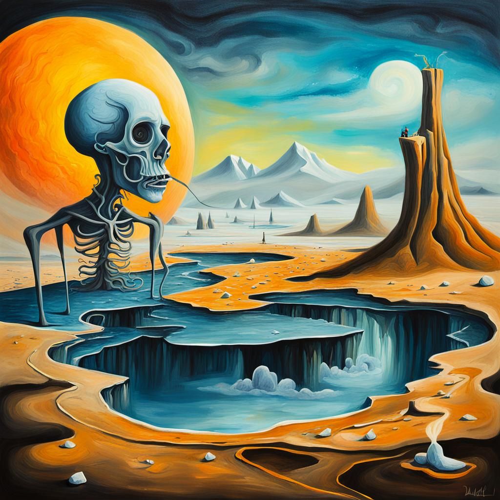 Surreal Cold: A Dali-esque Breathing Nightmare