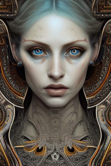Beautiful Underworld Queen: Hyperdetailed Digital Art