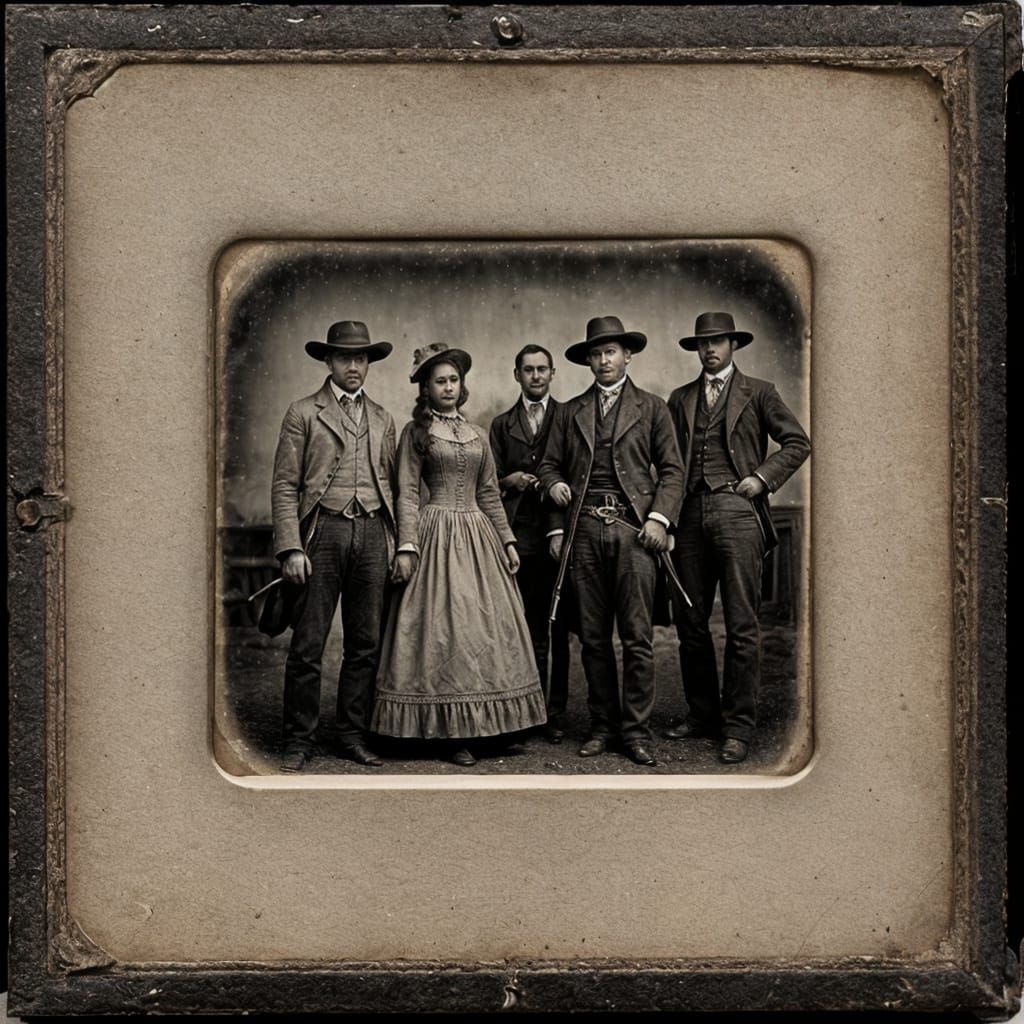 Wild West Gunfighters: A Daguerreotype Portrait
