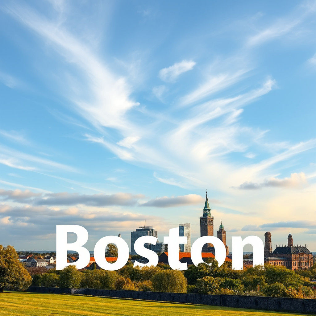 Skyline of Boston, Lincolnshire,