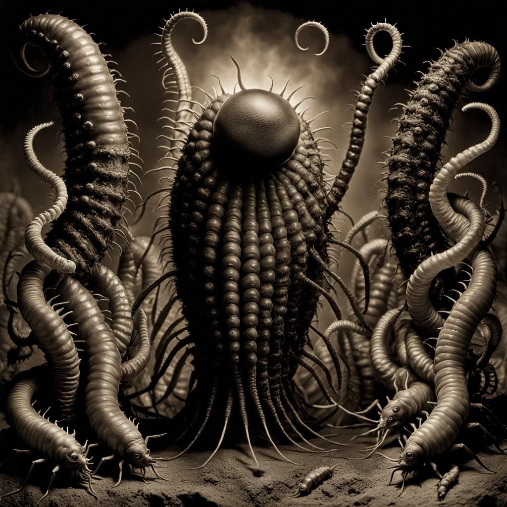 Lovecraftian Larvae: A 1900s Horror Photograph