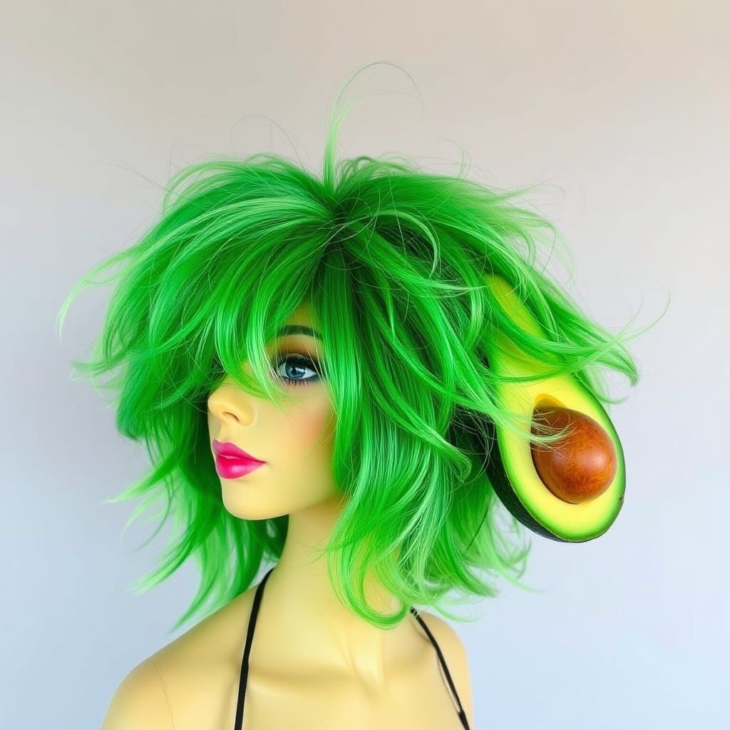 Avocado's Wacky Wig Wardrobe