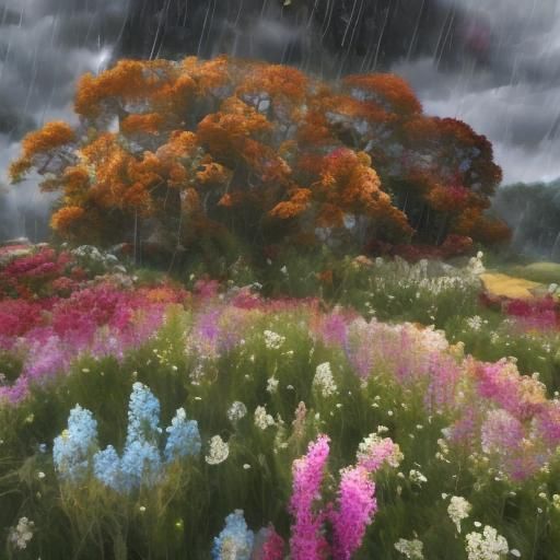 Rift Valley Deluge with Cosmic Colors