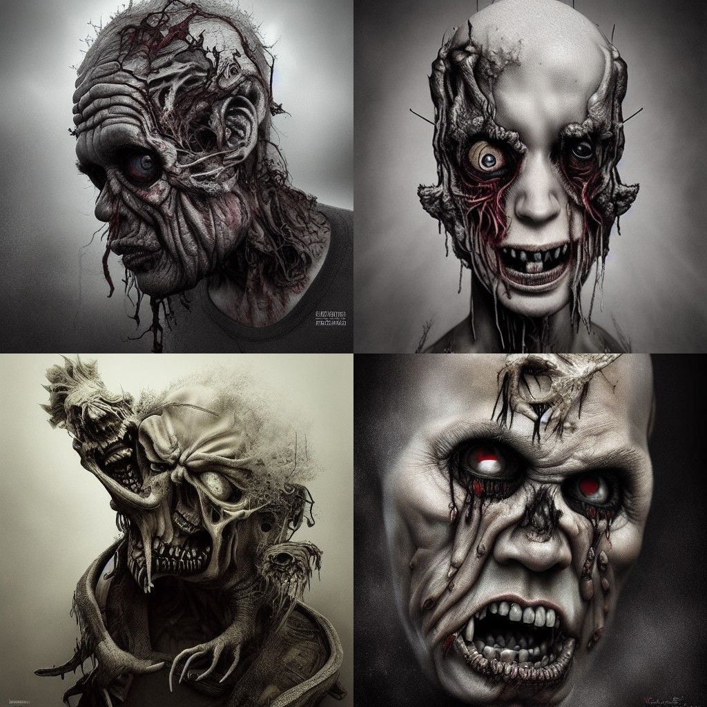 The demons within my soul, style by Vladimir Fedotko, realis...