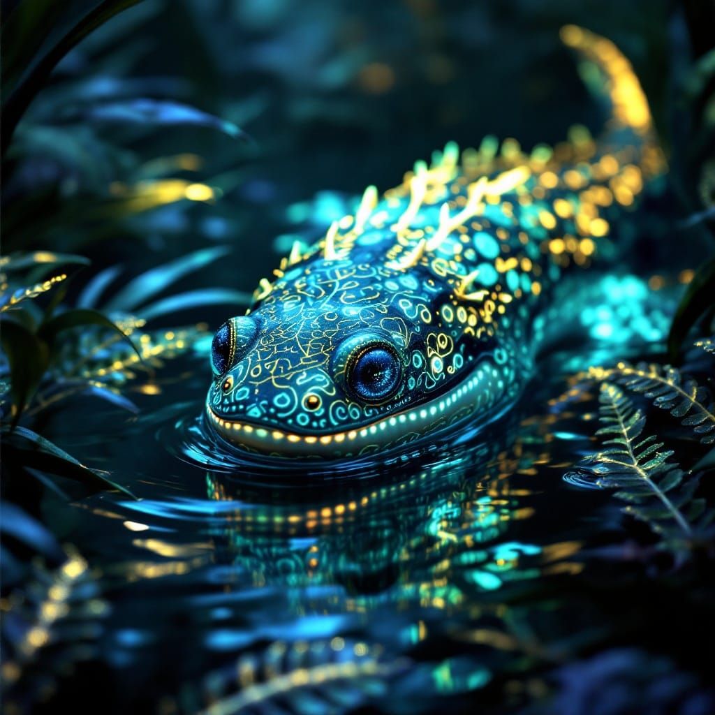 A mysterious amphibious creature