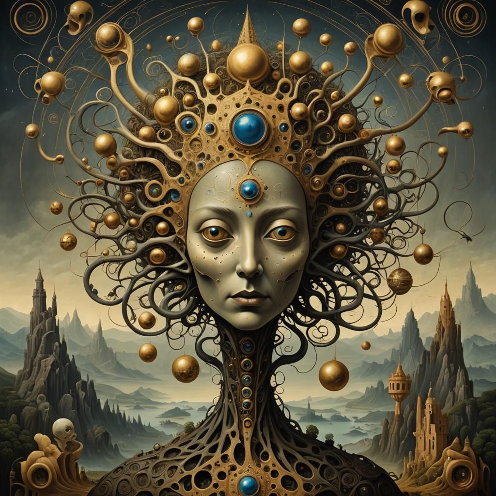 Psychedelic Surrealism: Bosch and Dalí Blend