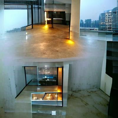 Luxury Penthouse Apartment in the Rain