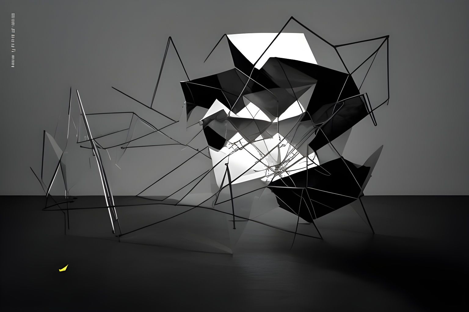 Chaotic 3D Music Graphic Score Visualization