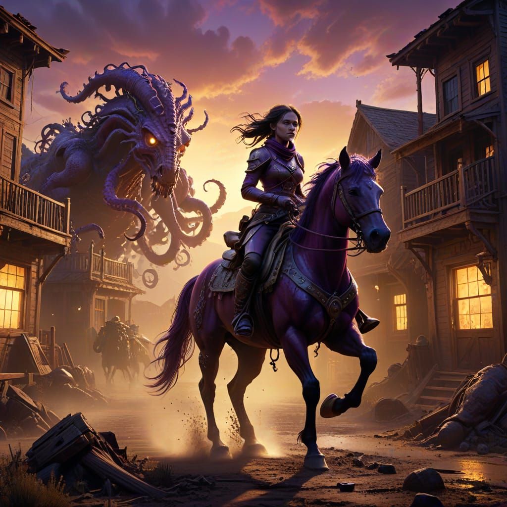 Ethereal Western Nightmare: Alien Invasion of a Ghost Town