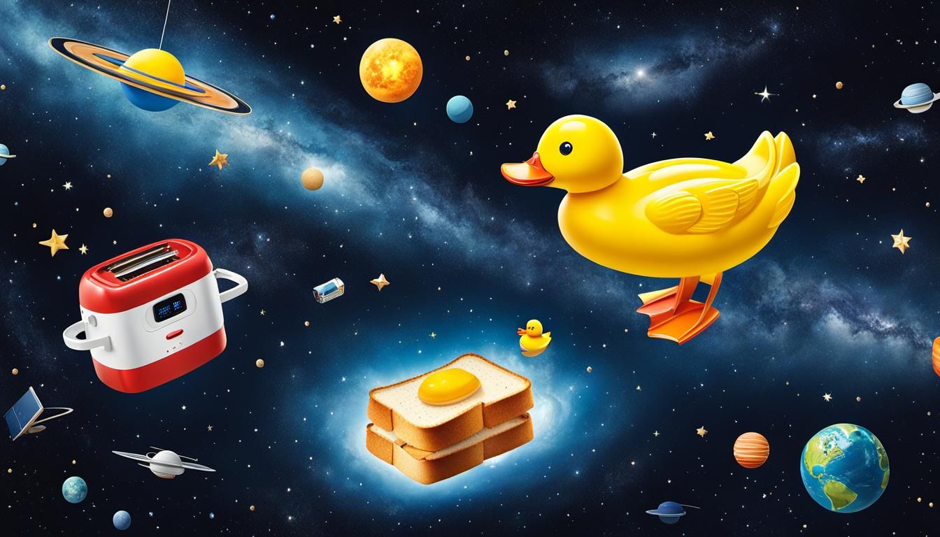 Everyday Objects Drifting in Space