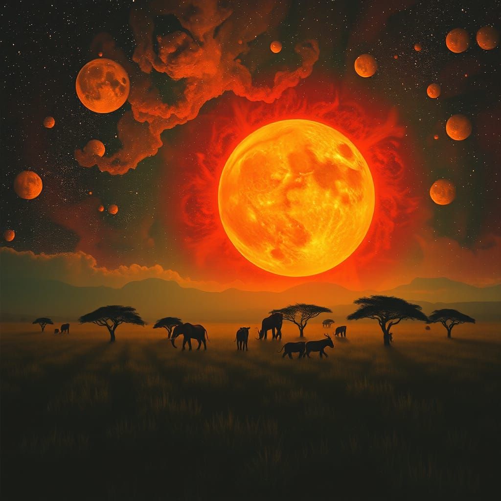 Zulu Africa Nebulous Landscape