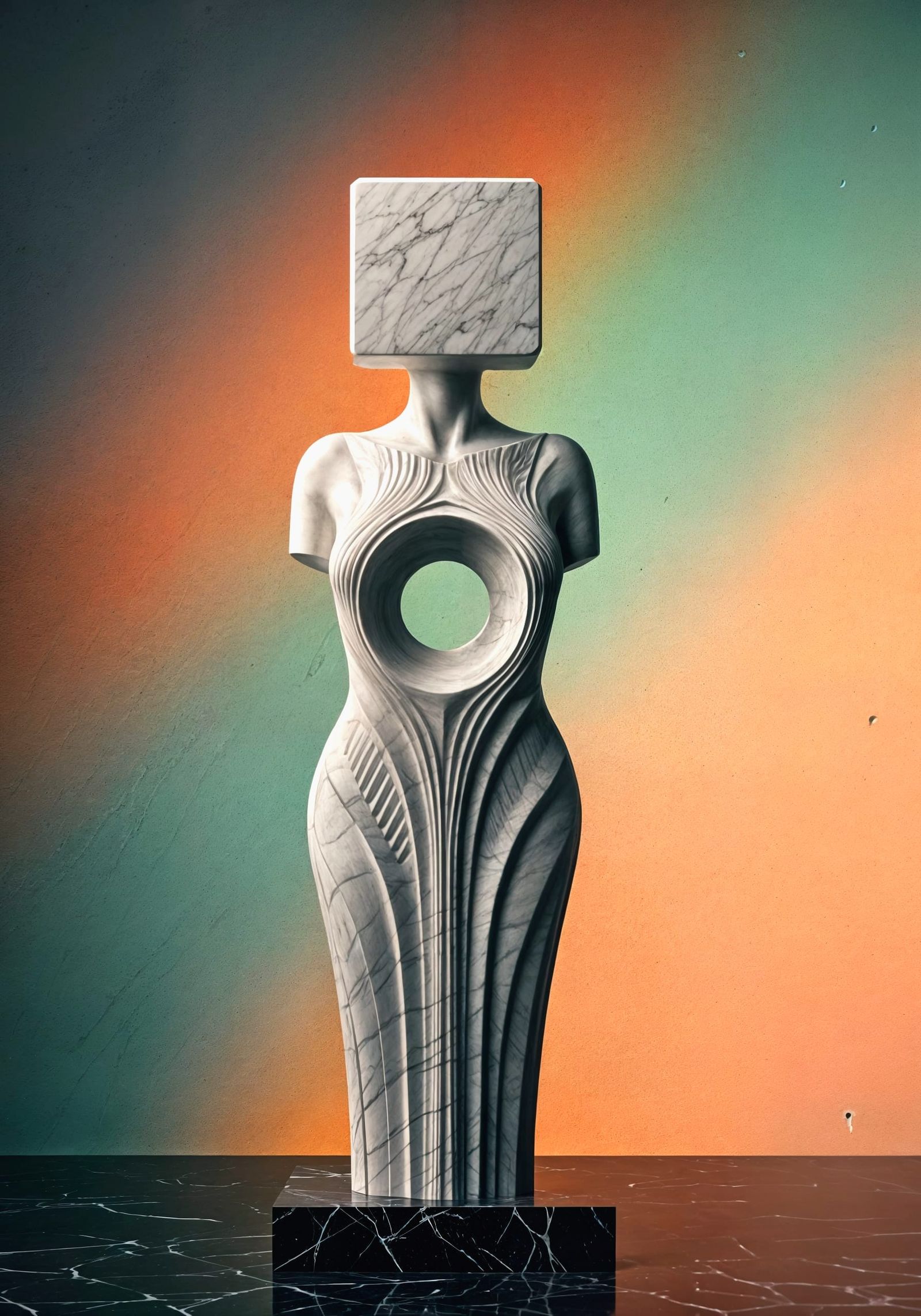 Marble Abstract Sculpture