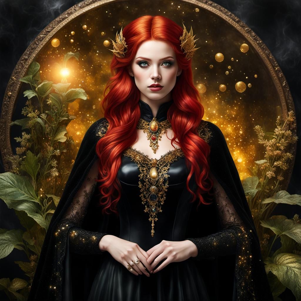 Medieval sorceress who stays in our thoughts VI