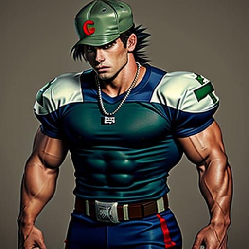 Muscular Bodybuilder Pikachu God in Tactical Gear