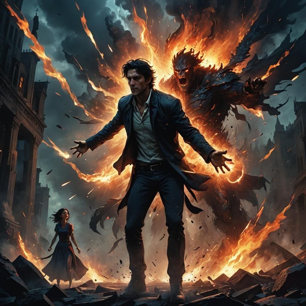 Man's Mind Explodes with Dark Thoughts