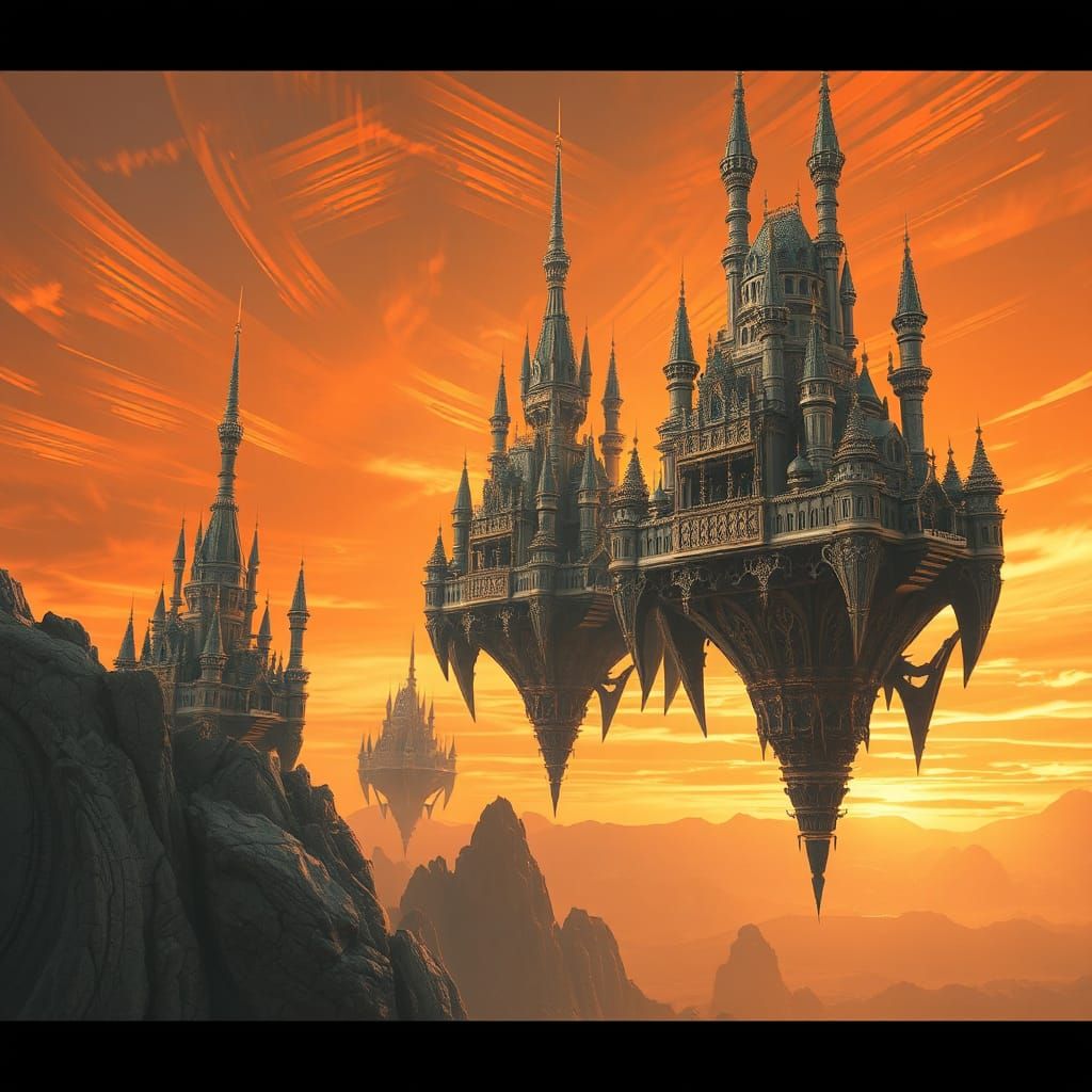 Floating Castles in the Sky: Digital Matte Painting