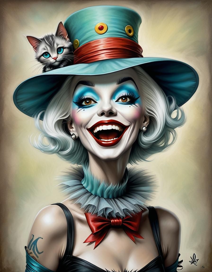 Marilyn Monroe Dr Seuss style