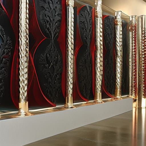 Infernal Horror in Murano Glass, Blake Style