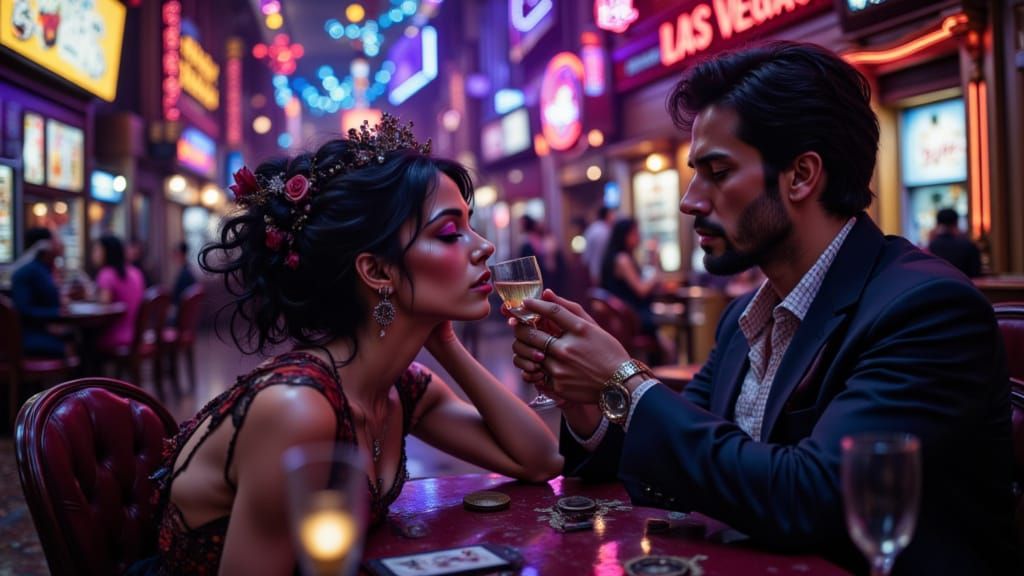 Narzissus and Psyche in Neon Las Vegas