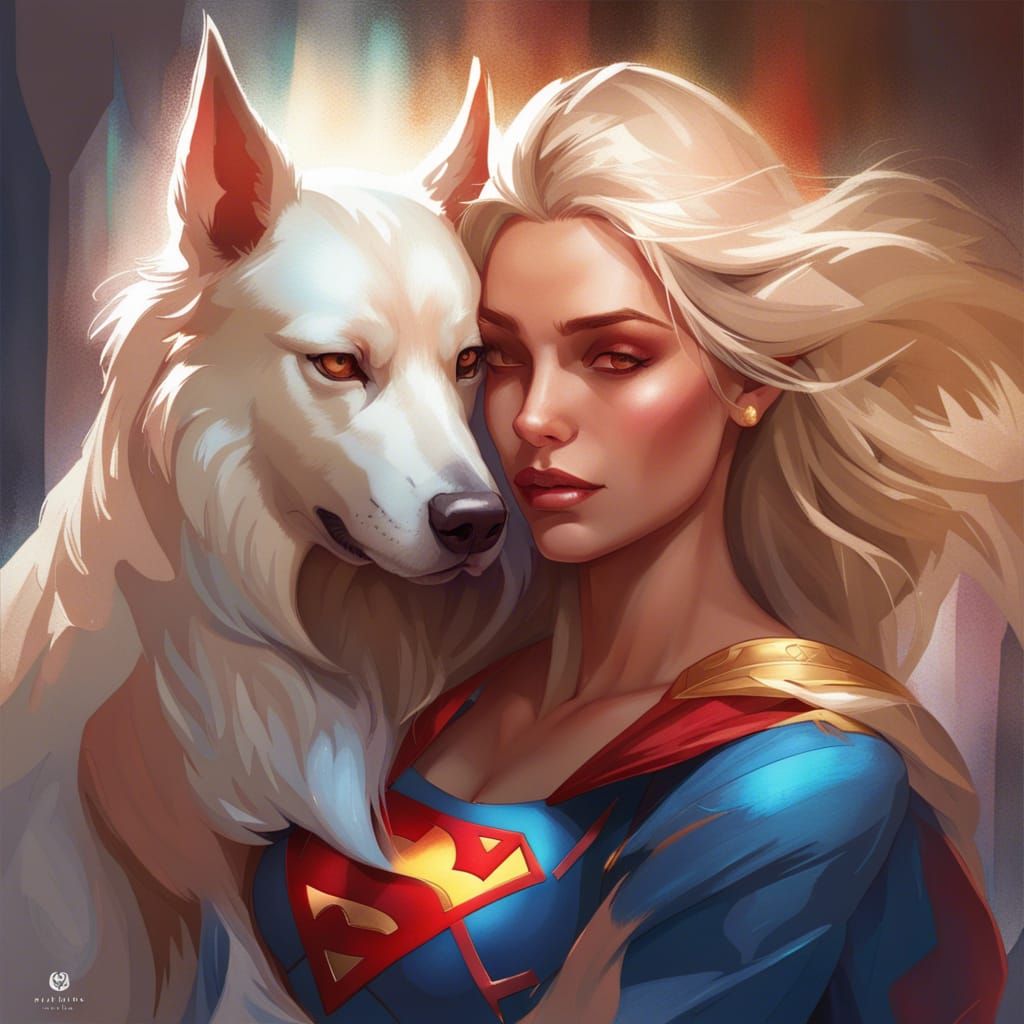 Supergirl and Krypto