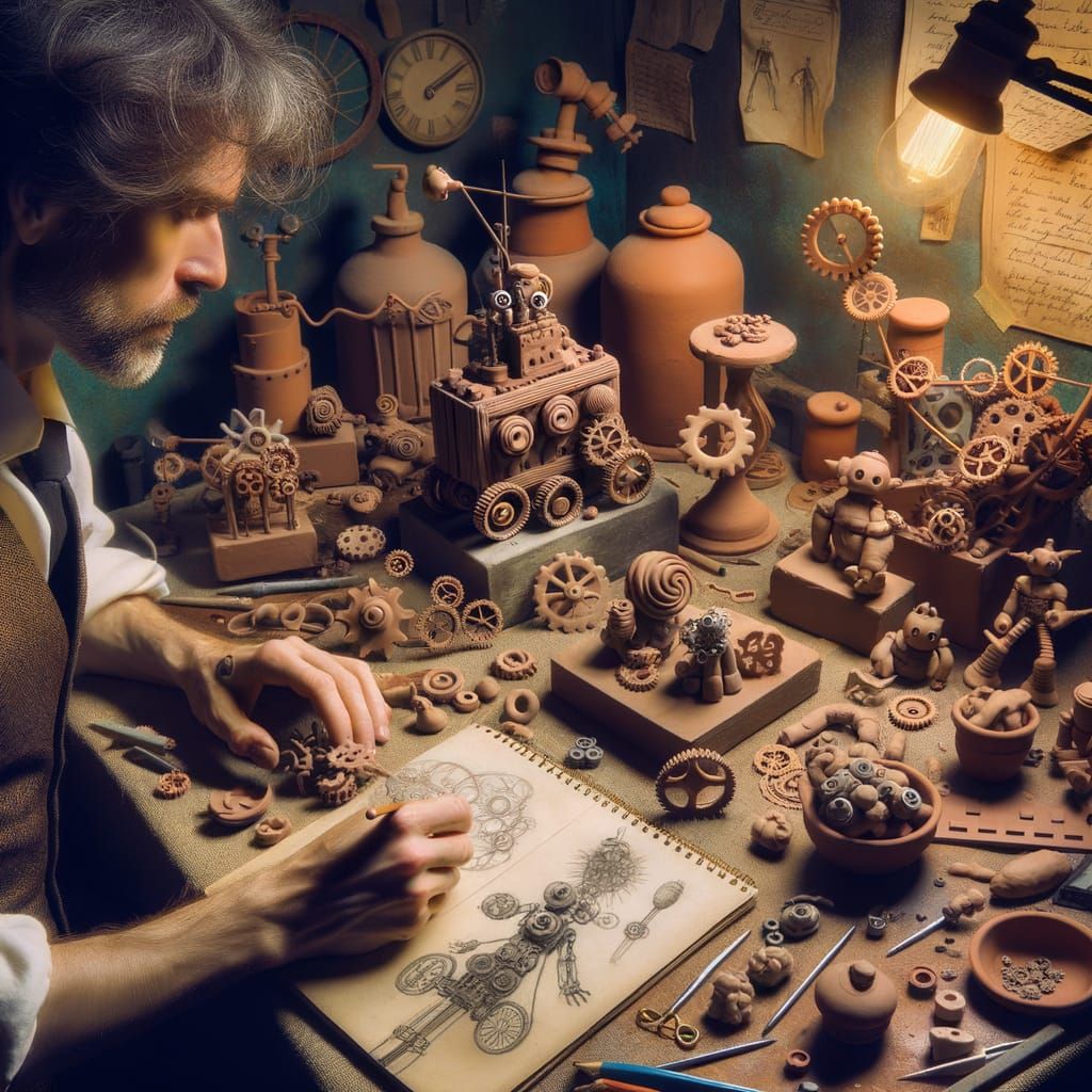 Clay Inventor's Studio: Surreal Machines in Soft Clay