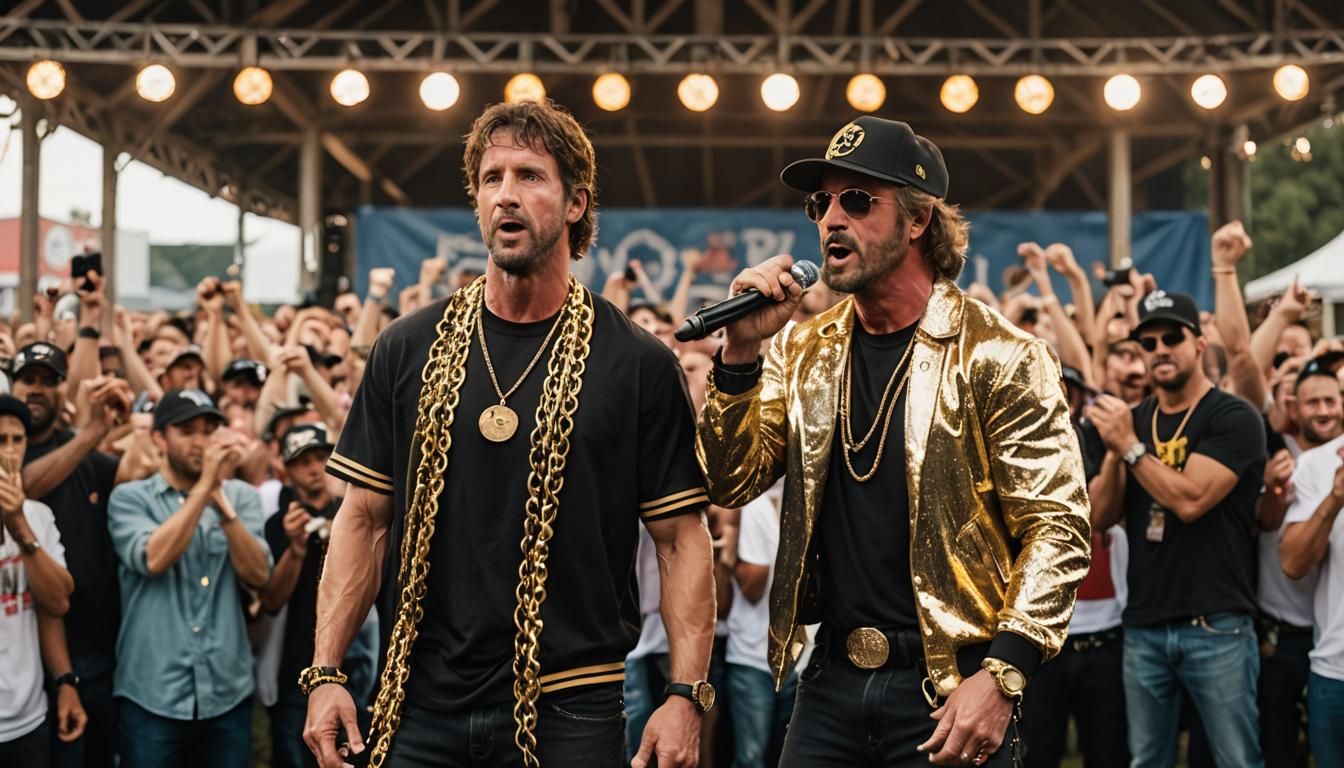 HipHop stars Jon Heder as Napoleon Dynamite and Sylvester St...