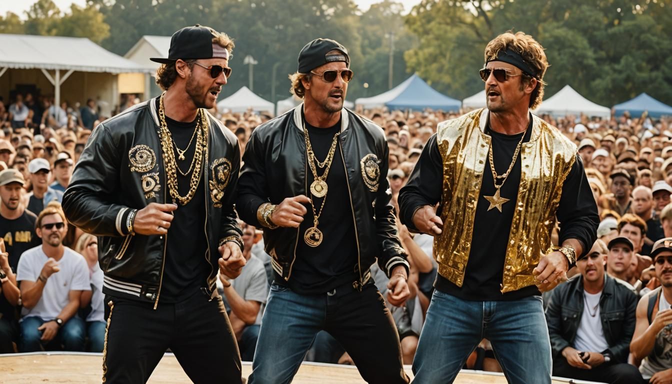 HipHop stars Jon Heder as Napoleon Dynamite and Sylvester St...