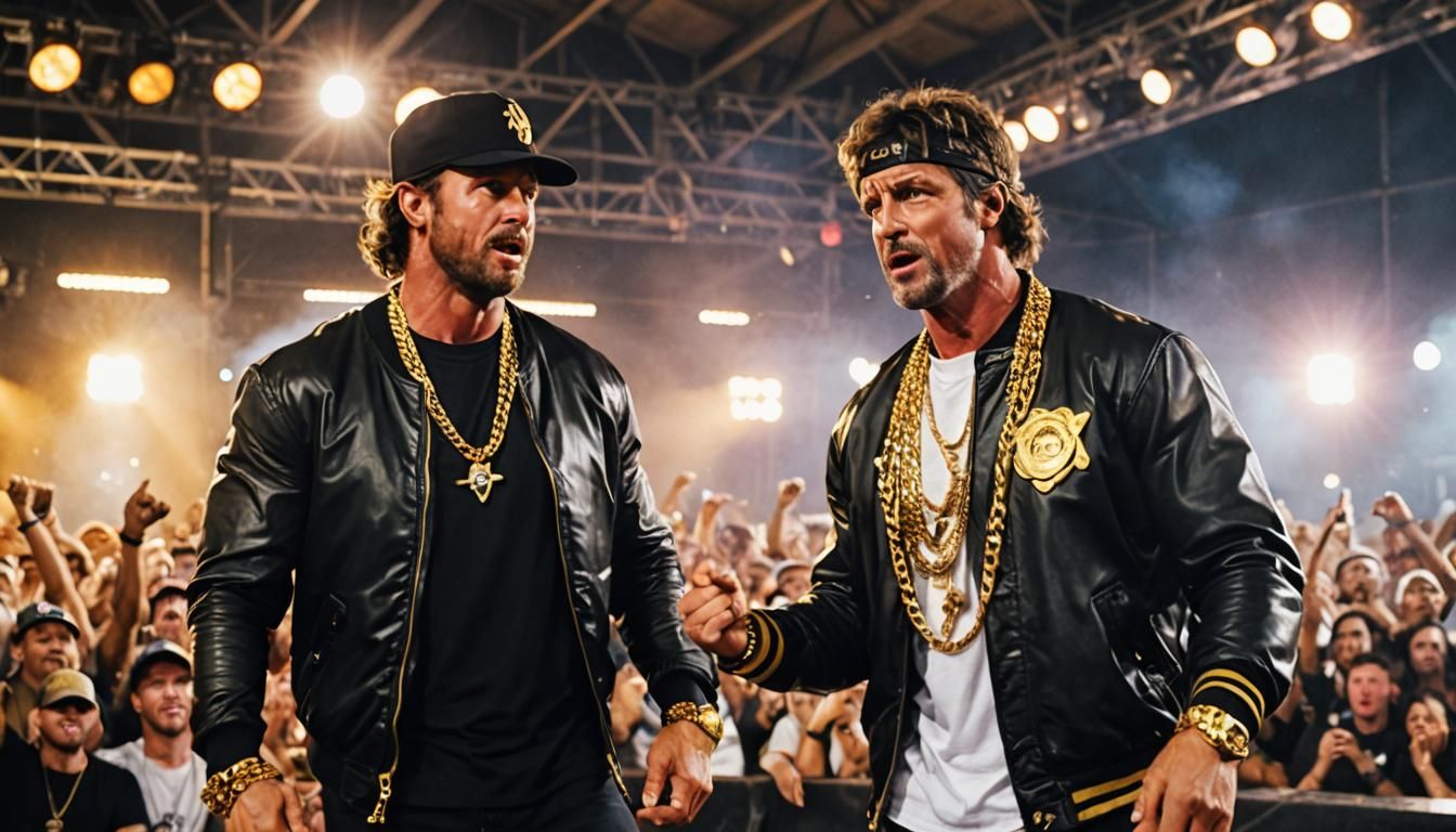 HipHop stars Jon Heder as Napoleon Dynamite and Sylvester St...