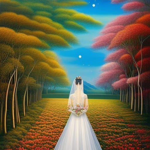 Surreal Light Beams Collage Art, Starry Sky