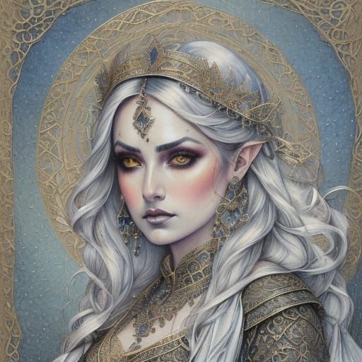 A black and white pencil sketch