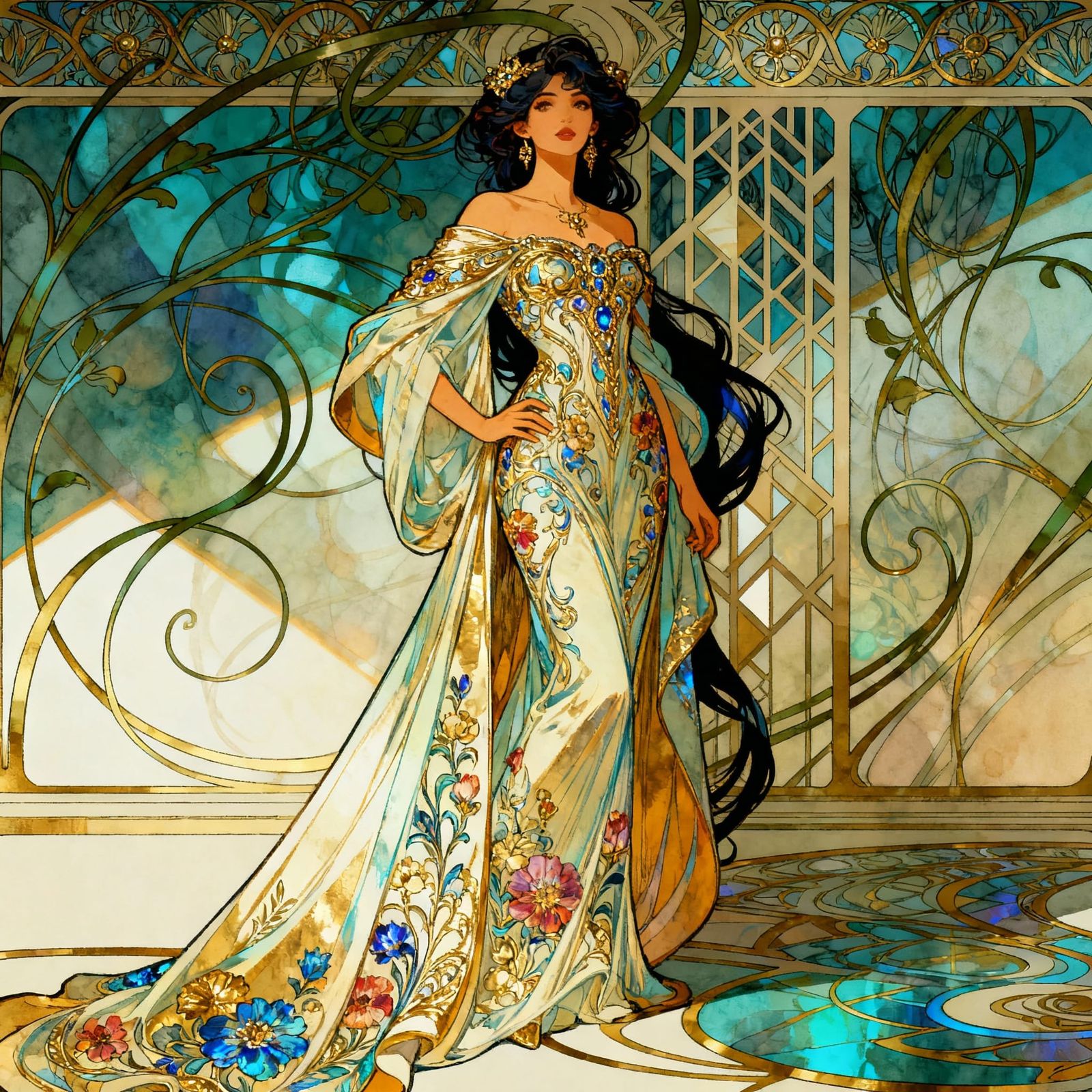 Elegant Elena in Refined Style