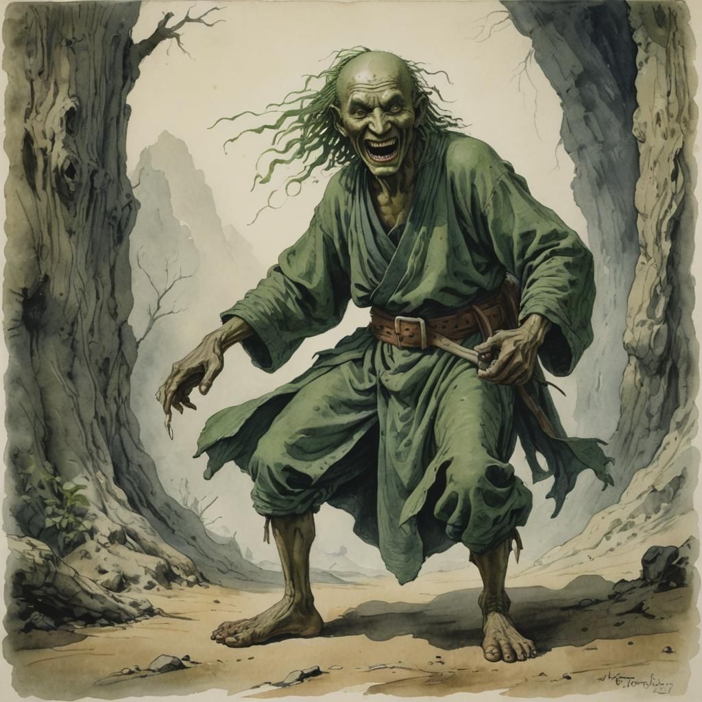 The Tokoloshe Man, tiny African death gnome 6" inches high and utterly ruthless. 2