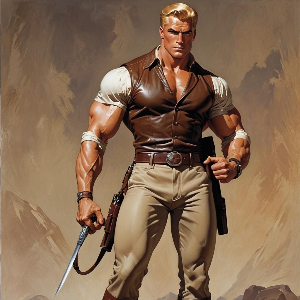 Doc Savage Radiates Confidence in Comic Book Art Style