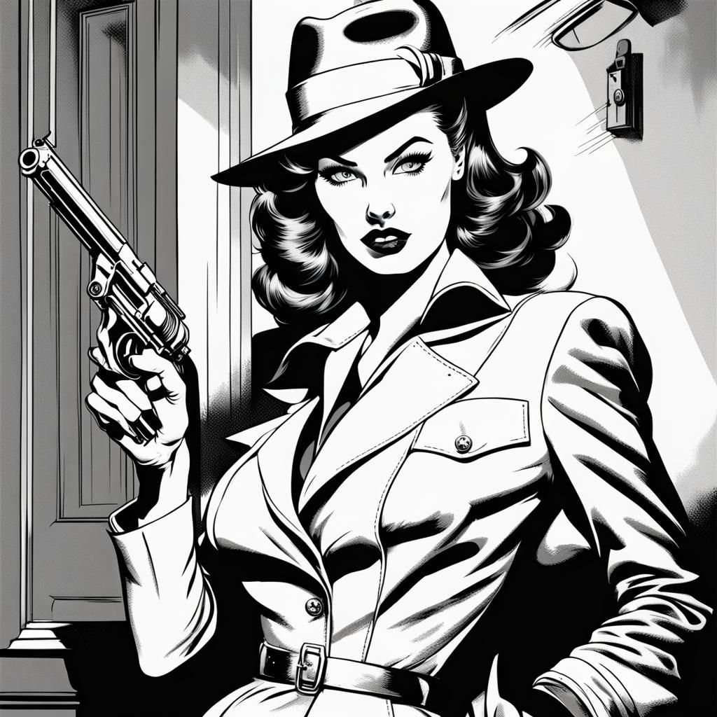Retro Noir Comic
