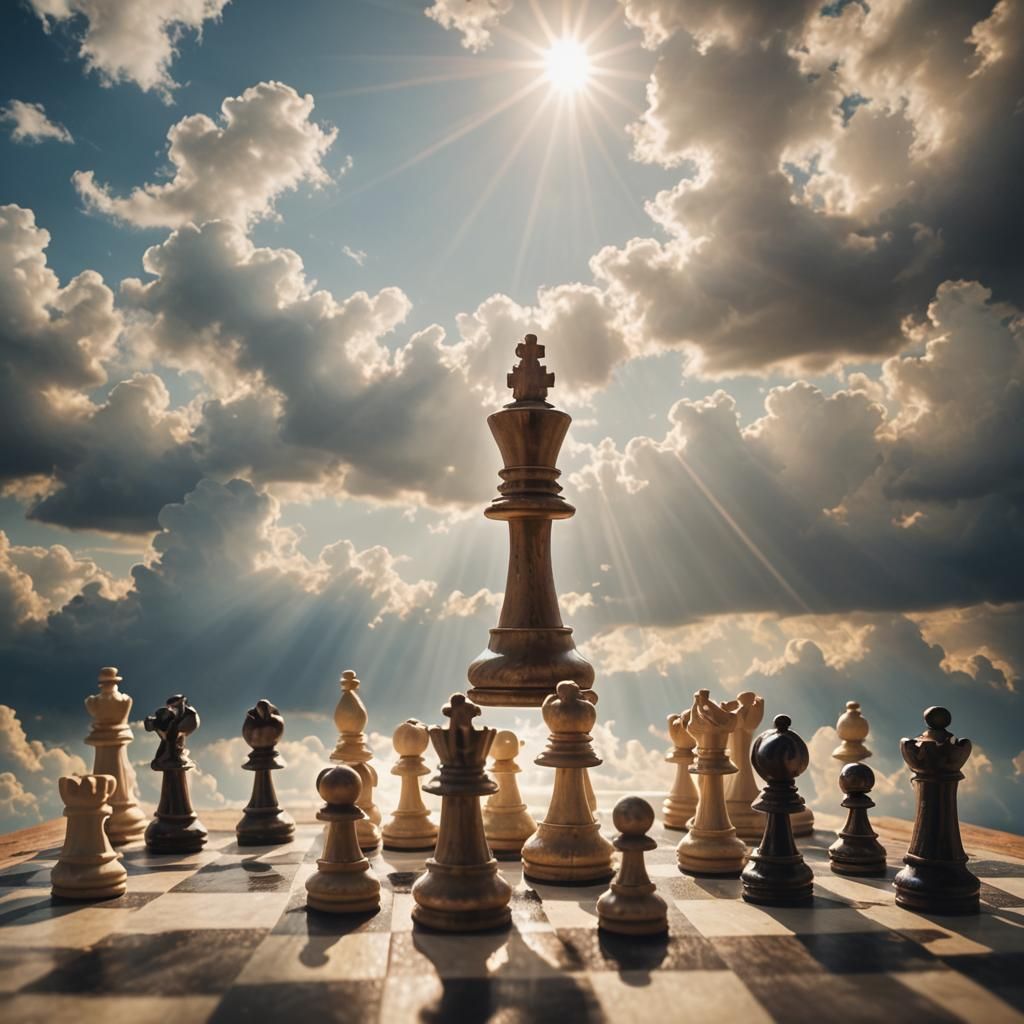 Chess Game in Divine Sunshine