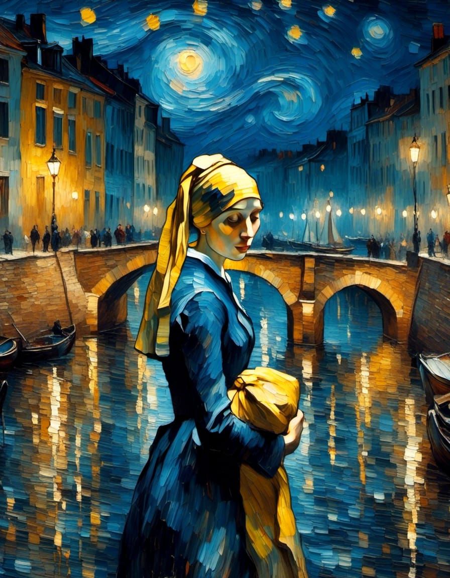 Vincent van Gogh & Johannes Vermeer Fusion