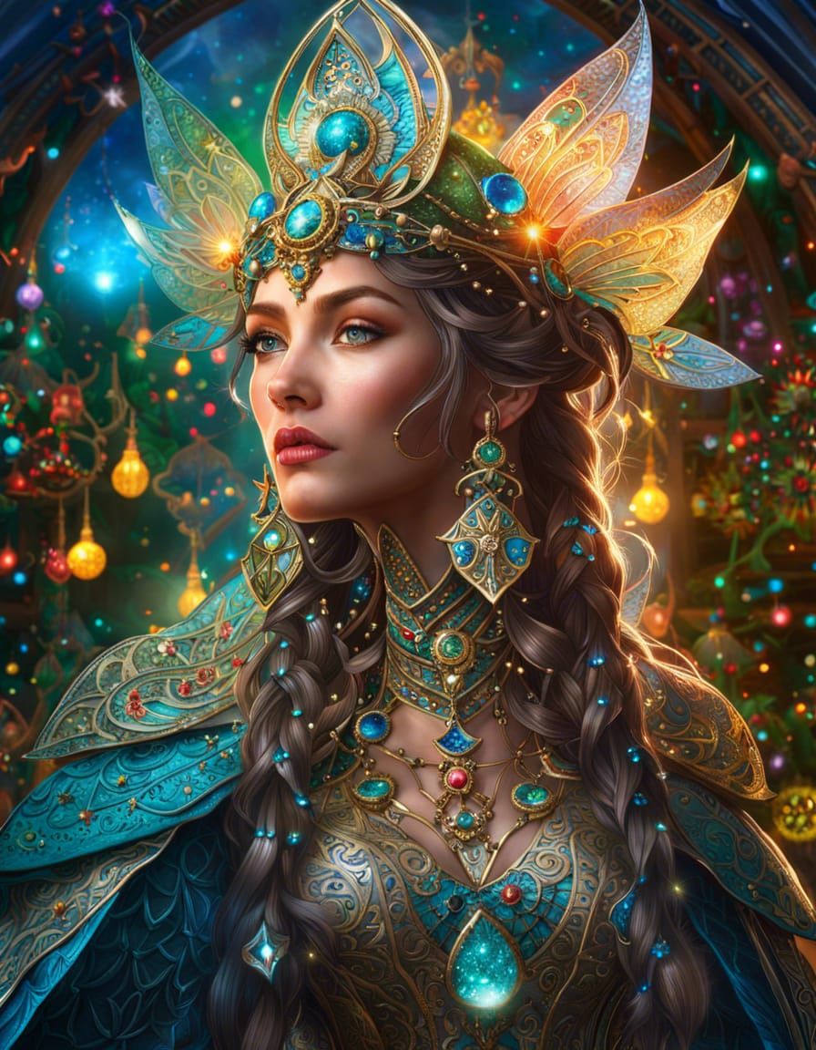 Elves in Magical Outfits Fantasycore Artwork