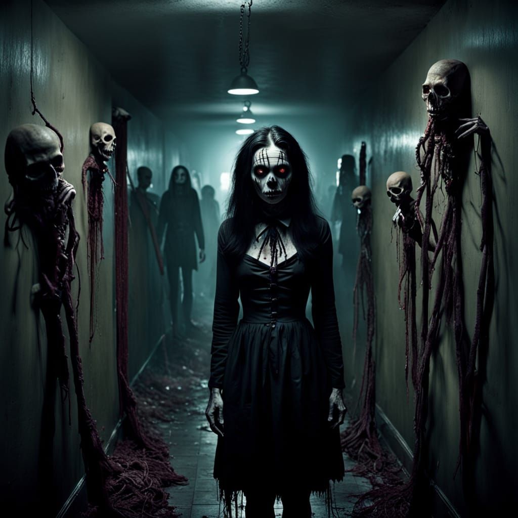 Creepy Horror Photography with Artistic Flair